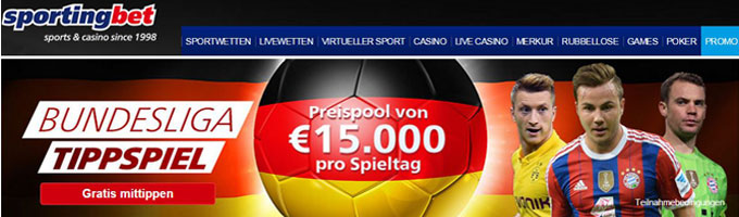 Sportingbet verspricht Gewinne im Gesamtwert von bis zu 10.000 Euro
